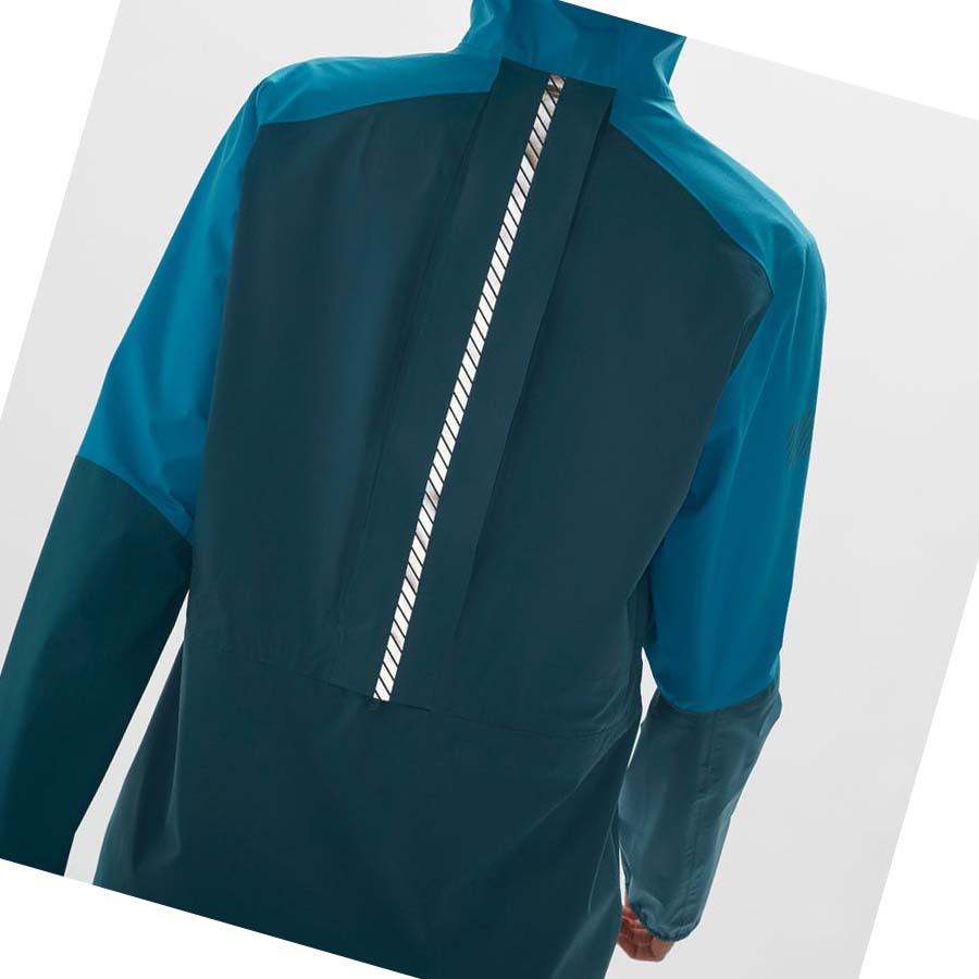 Chaquetas Salomon BONATTI TRAIL WATERPROOF Mujer Azules | MX 2494VRW